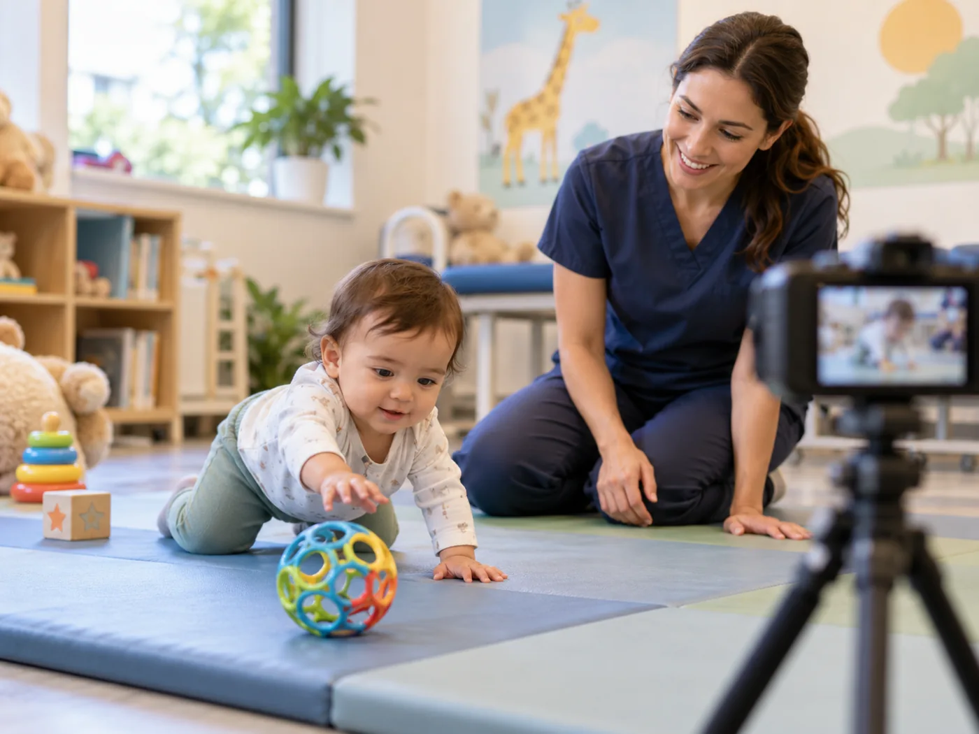 Pediatric motor observation in a clinic
